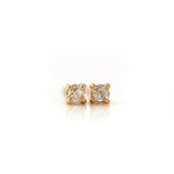 Reserved - Antique Victorian Diamond 18ct Gold Earrings