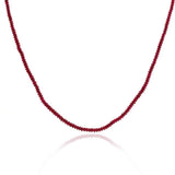 Ruby 18ct Gold Gemstone Necklace