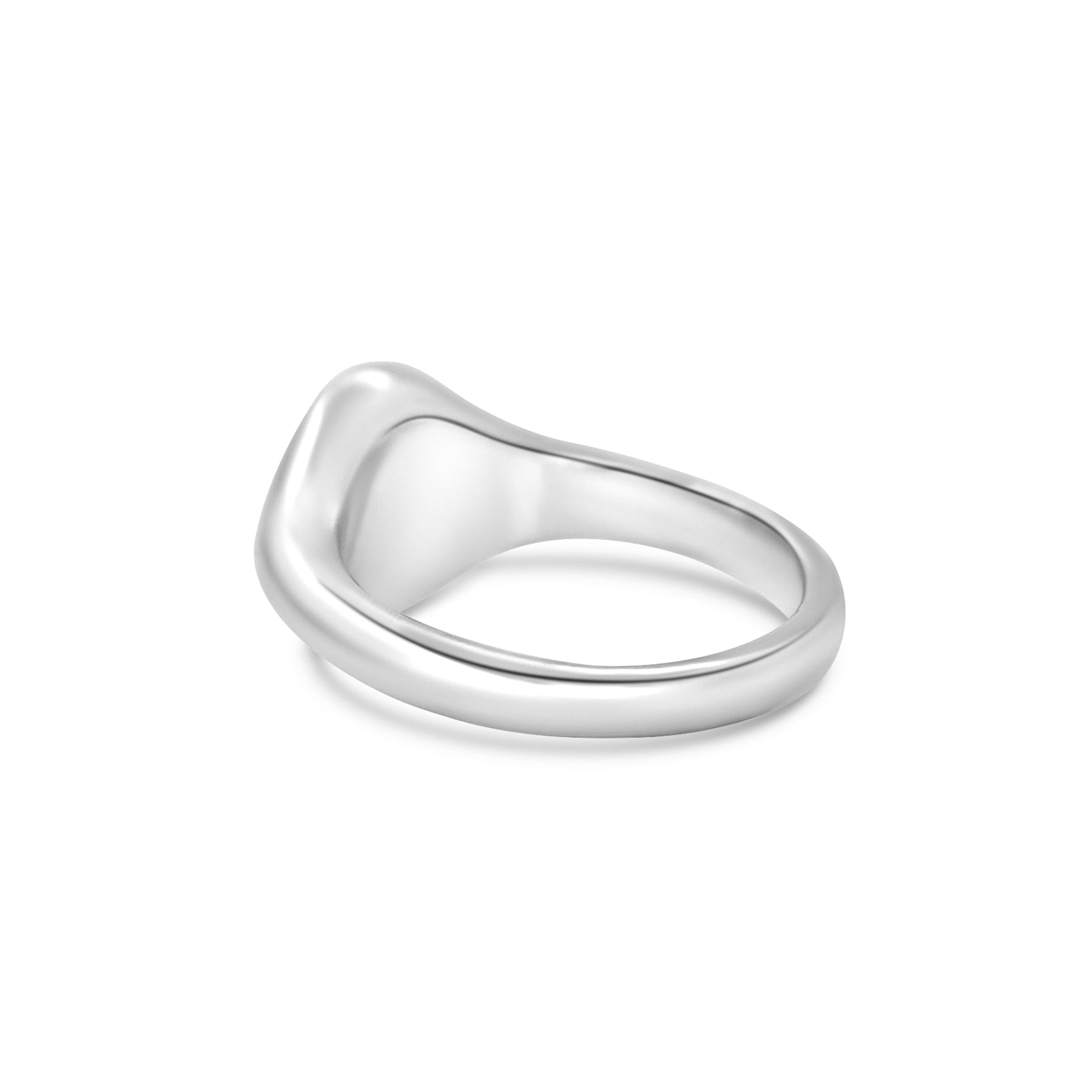 Ada Star 0.10 Carat Diamond 14K or 18K Gold Signet Ring, view 7