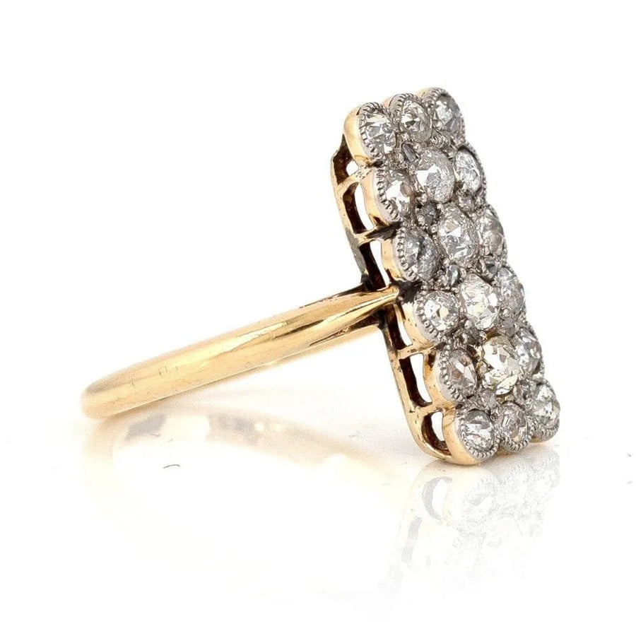 Sold | Antique Edwardian 0.82ct Old European Cut Diamonds 18ct Gold Ring