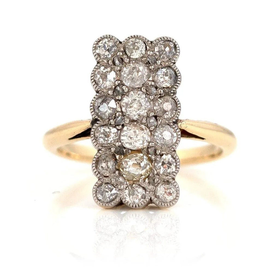 Sold | Antique Edwardian 0.82ct Old European Cut Diamonds 18ct Gold Ring