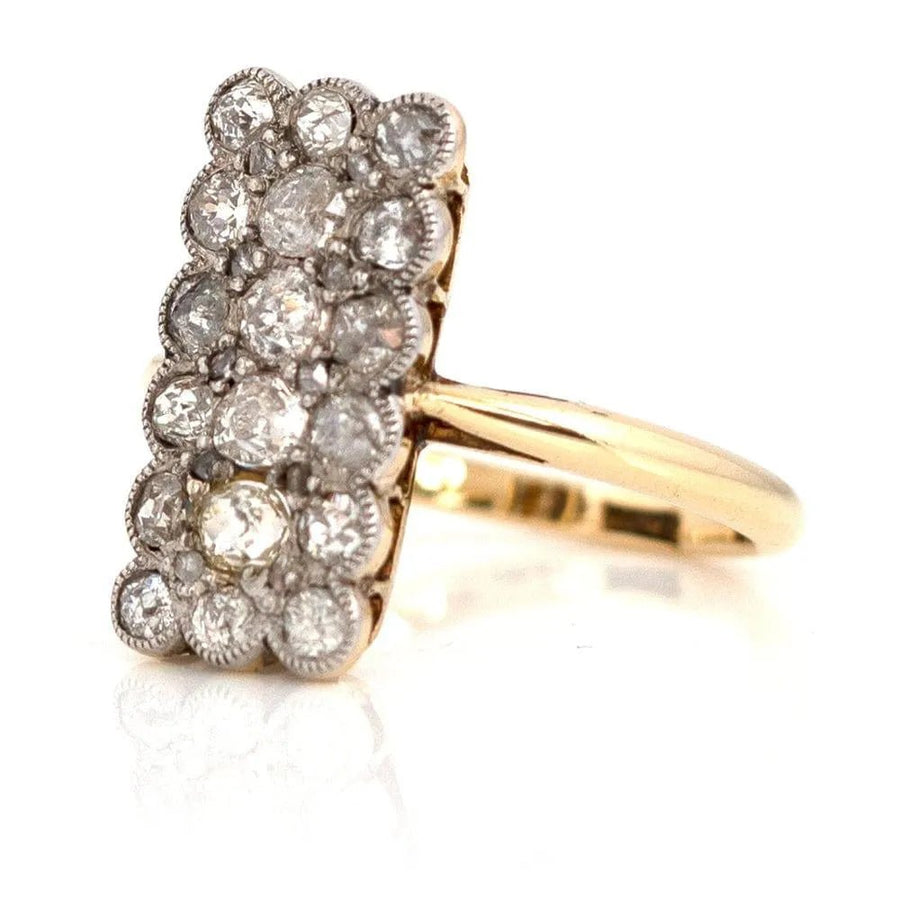 Sold | Antique Edwardian 0.82ct Old European Cut Diamonds 18ct Gold Ring
