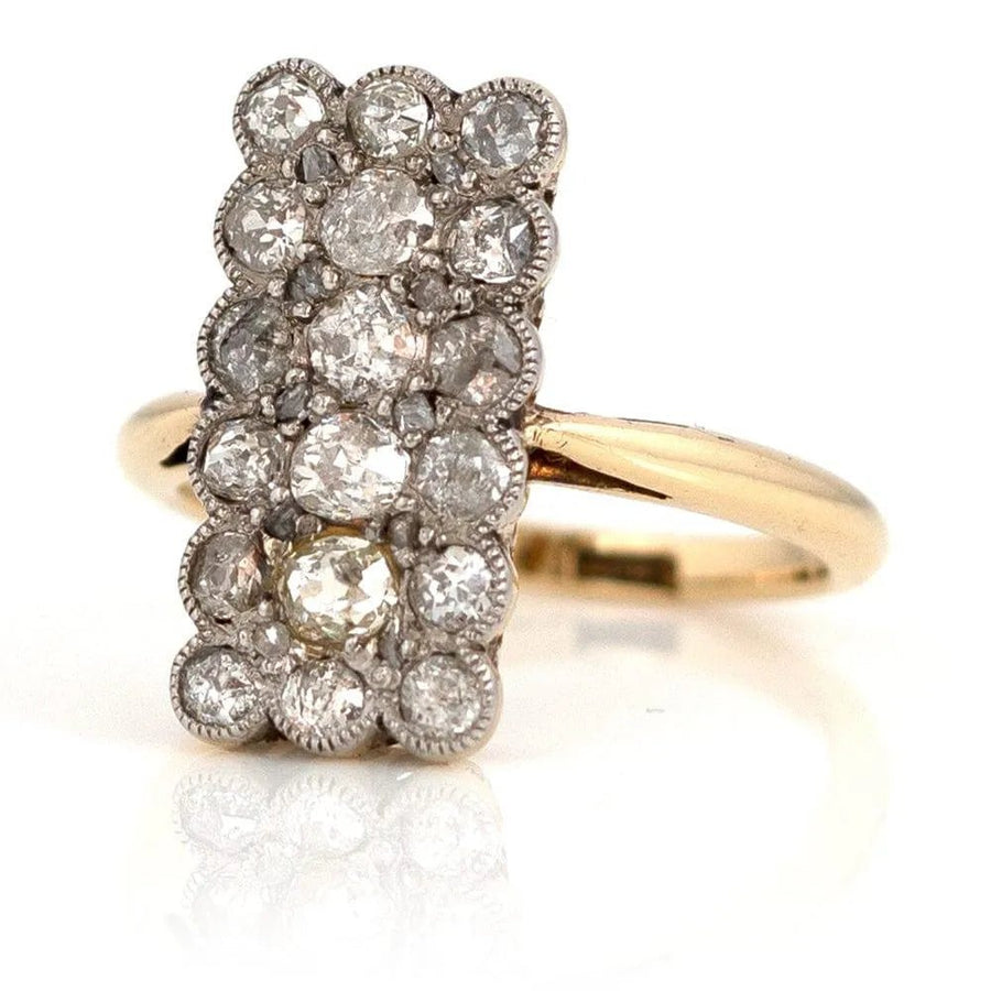 Sold | Antique Edwardian 0.82ct Old European Cut Diamonds 18ct Gold Ring