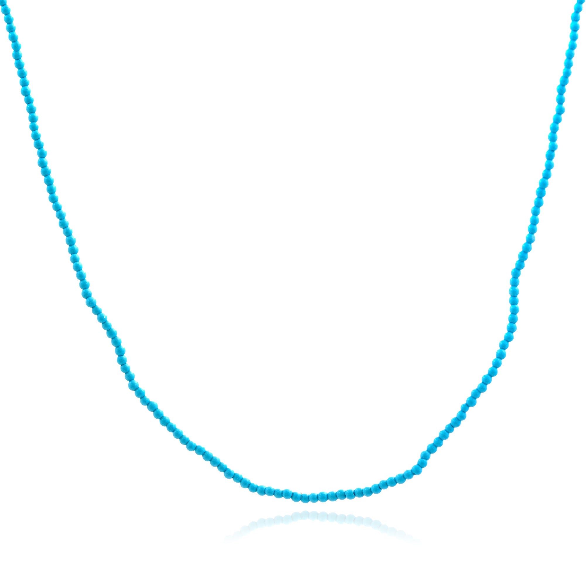 Collar de cuentas turquesas