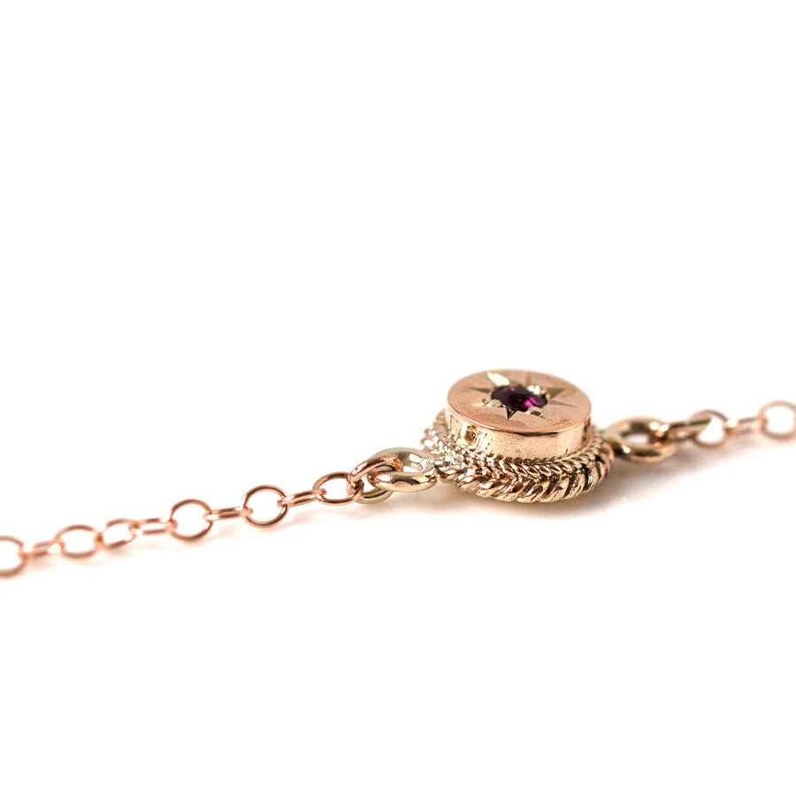 VICTORIAN Bracelets Antique Victorian Garnet 9ct Gold Bracelet Mayveda Jewellery