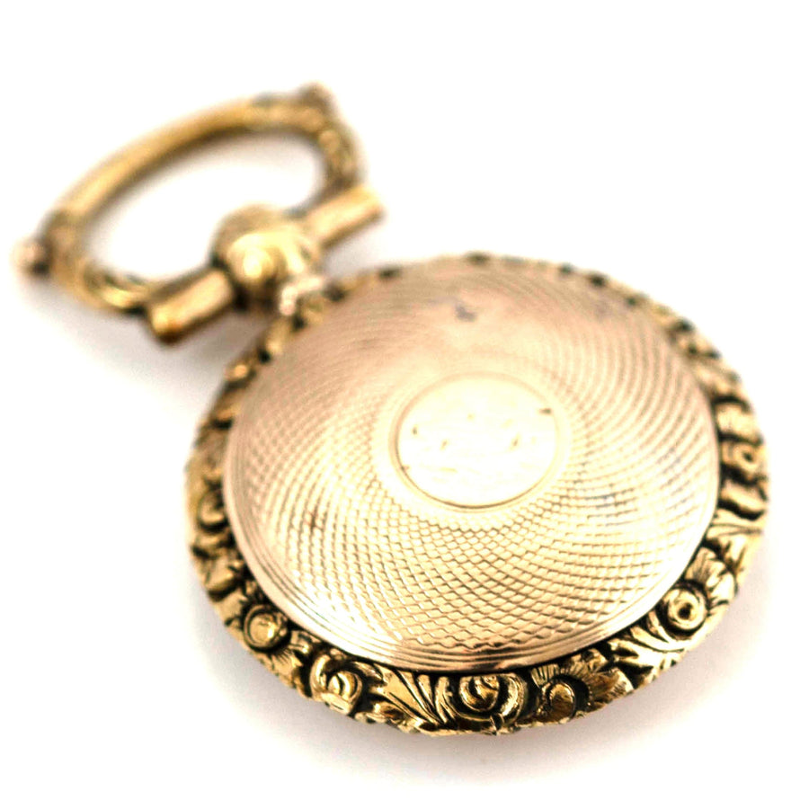 VICTORIAN Necklaces Antique Victorian 9ct Gold Mourning Locket Mayveda Jewellery