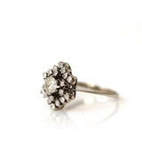 Vintage 1950s 18ct White Gold Diamond Ring