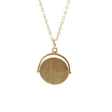 Vintage 1970s 'I Love You' 9ct Gold Charm Necklace