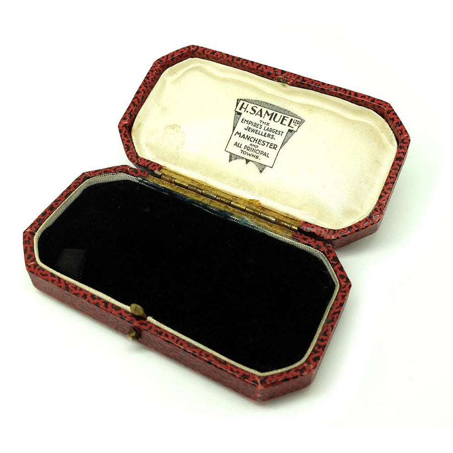 1920s Jewellery Box Vintage 1920s Art Deco Red Leather Jewellery Box