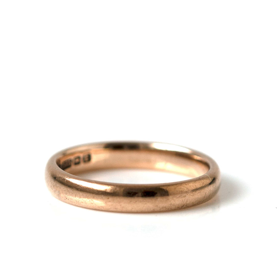 1920s Rings Vintage 1929 9ct Gold Wedding Band Ring Mayveda Jewellery