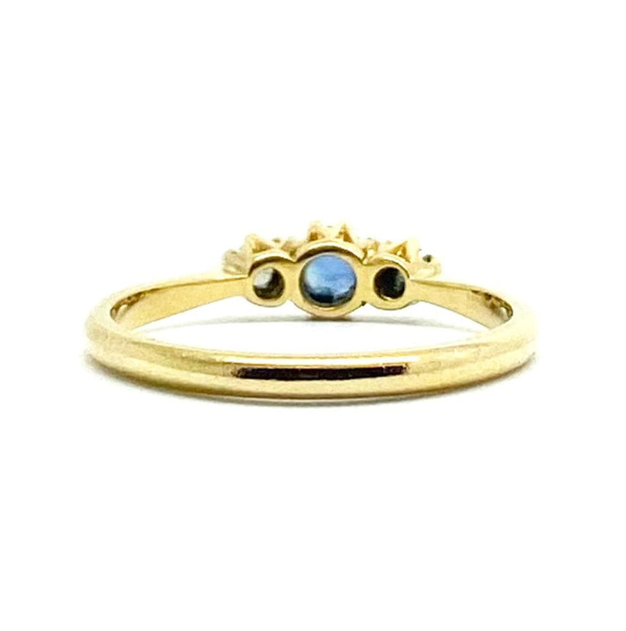 1930s Ring Vintage 1930s Sapphire Diamond 18ct Ring