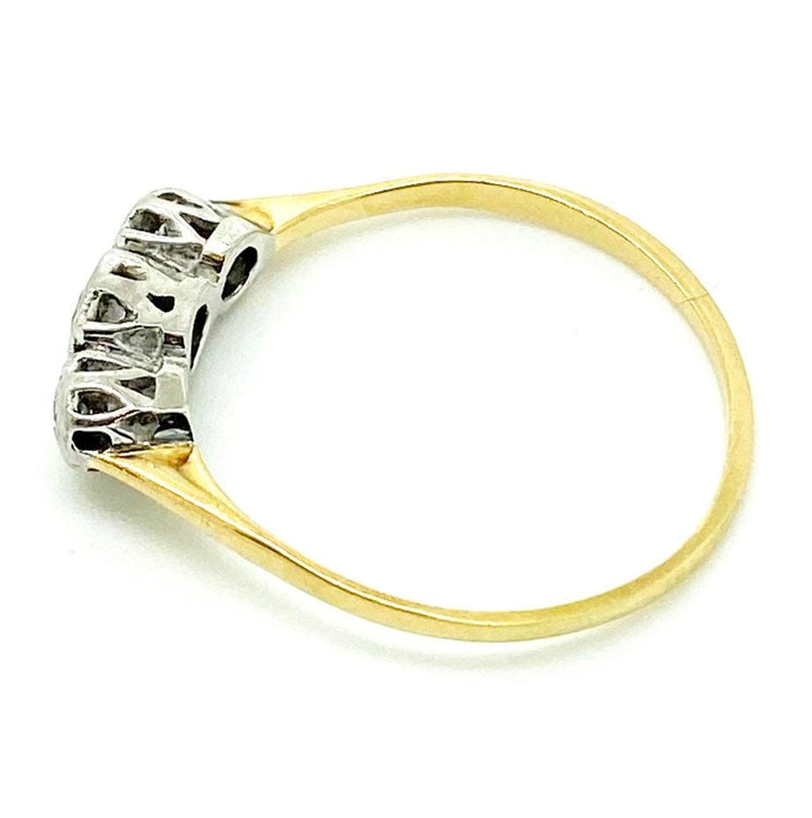 1930s Rings Vintage 1930s Diamond 9ct Gold Ring Mayveda Jewellery