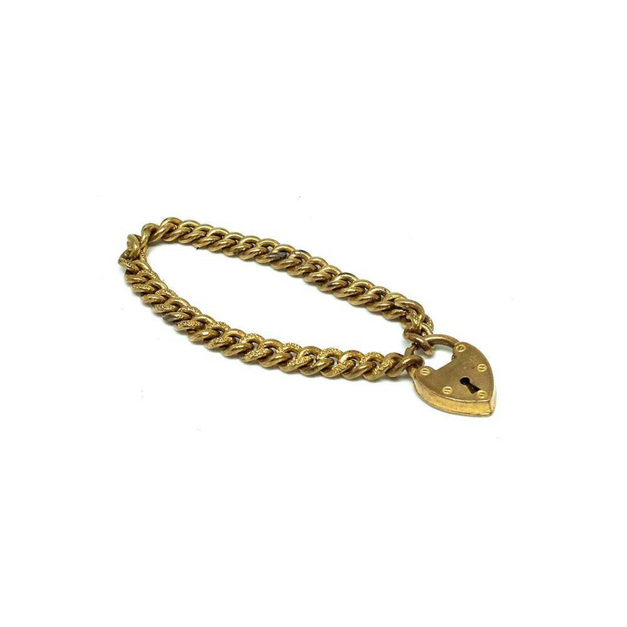 Vintage 1940s Gold Chain Bracelet