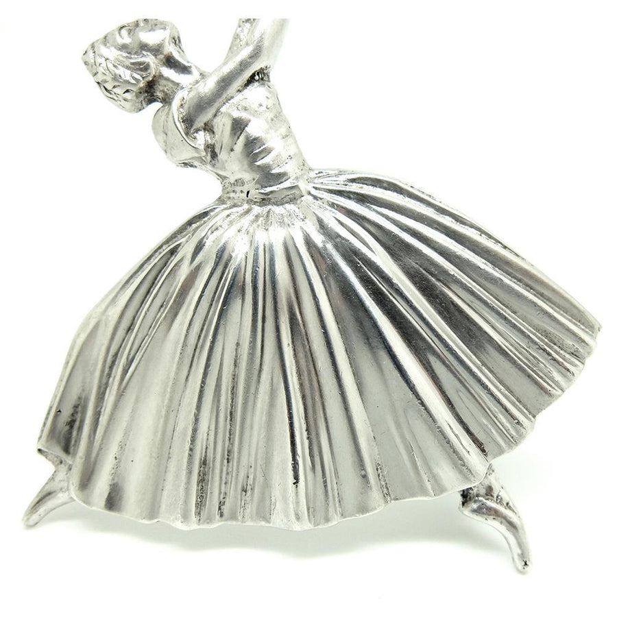Vintage 1948 Sterling Silver Ballerina Brooch