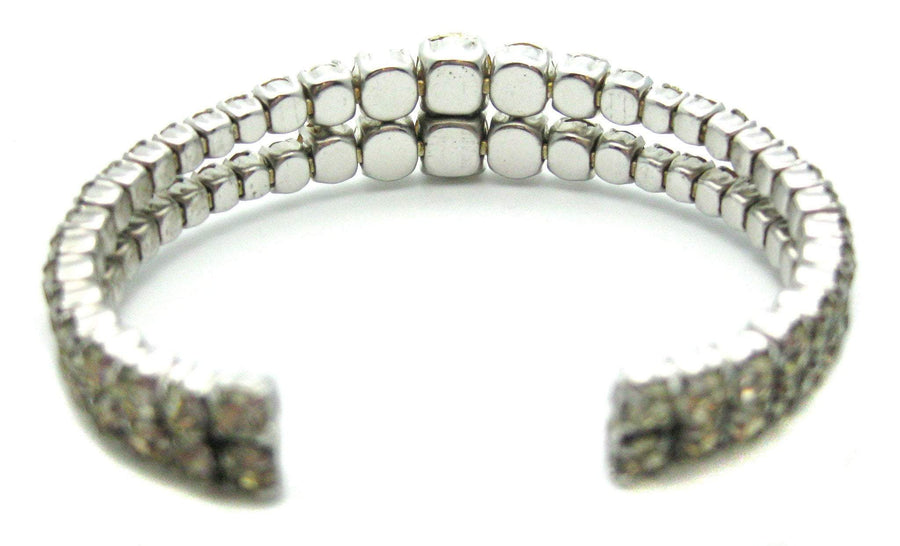 Vintage 1950s Diamante Cuff Bracelet