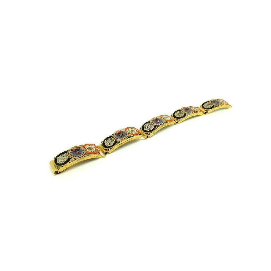 Vintage 1960's Micro Mosaic Bracelet - Mayveda Jewelry