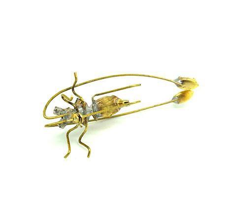 Vintage 1950s Large Czech Insect Brooch