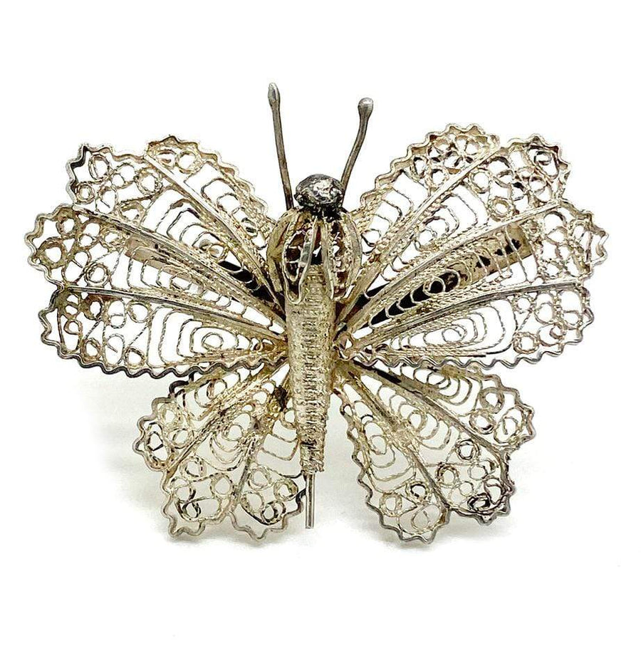 Pearl Butterfly Pins 1950s