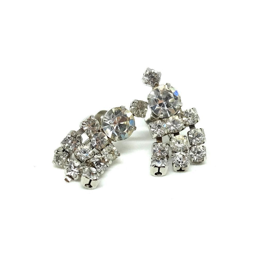 Vintage 1950's Diamanté Earrings