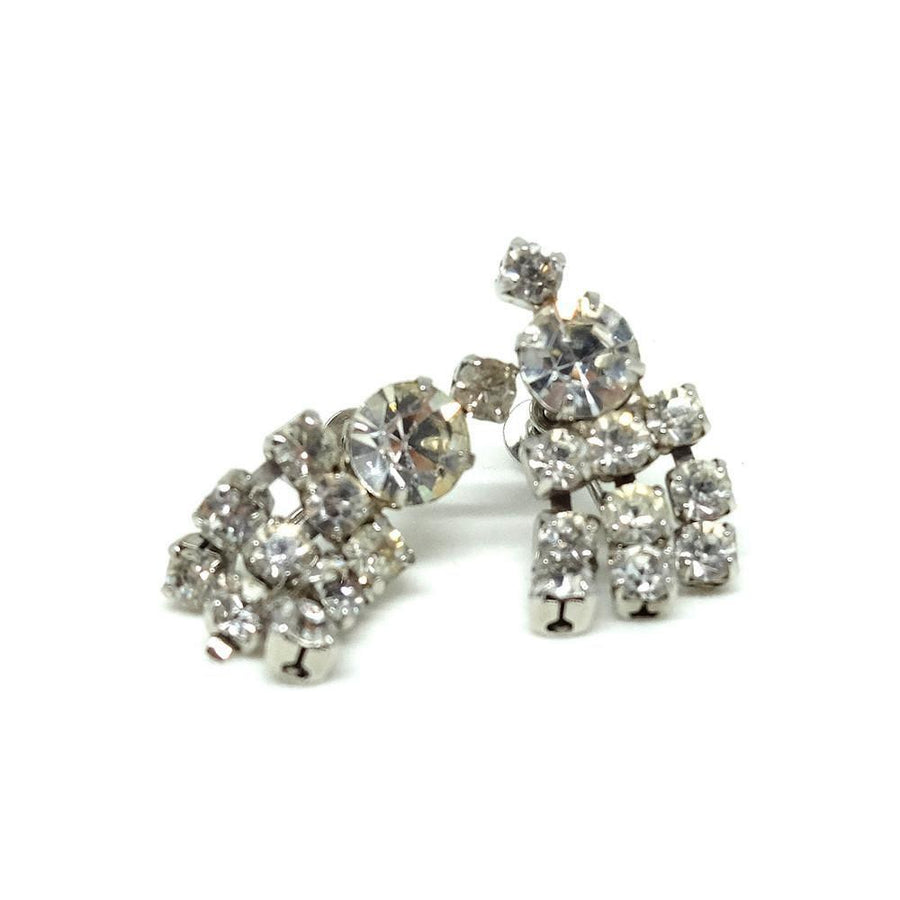 Vintage 1950's Diamanté Earrings