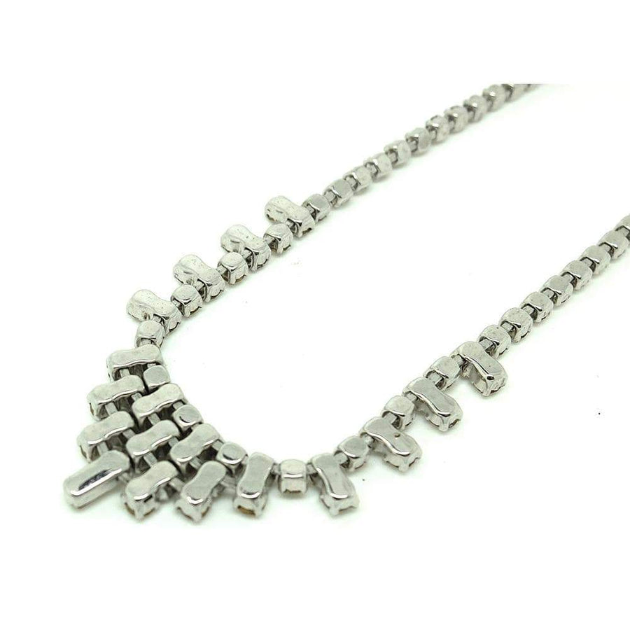 1950s Necklace Vintage 1950s Diamante Necklace