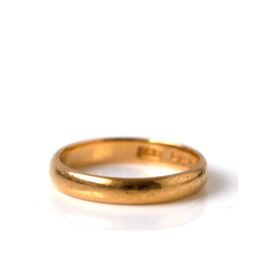 1950s Ring Vintage 1950s 22ct Gold Wedding Ring Mayveda Jewellery