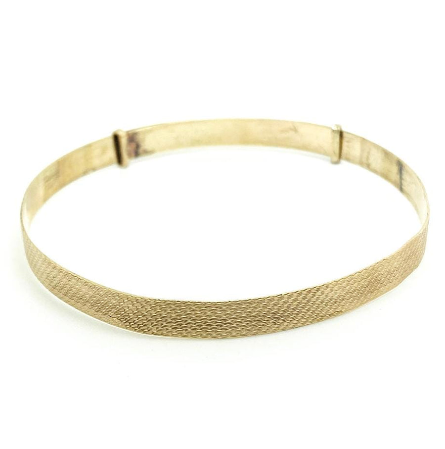 1960s Bracelet Vintage 1960s 9ct Rolled Gold Bangle Bracelet