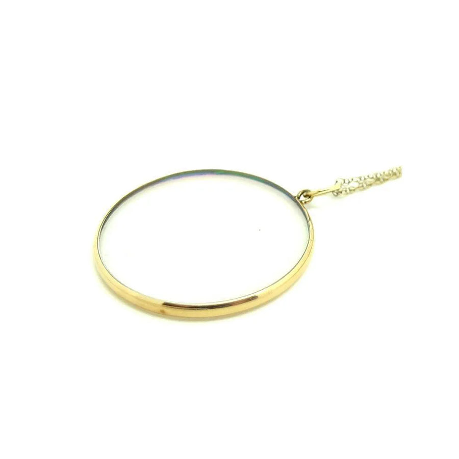 Vintage 1960's Hologram 9ct Gold Necklace - Mayveda Jewelry
