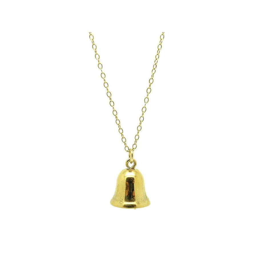 Vintage 1960s Bell Charm Necklace - Mayveda Jewelry