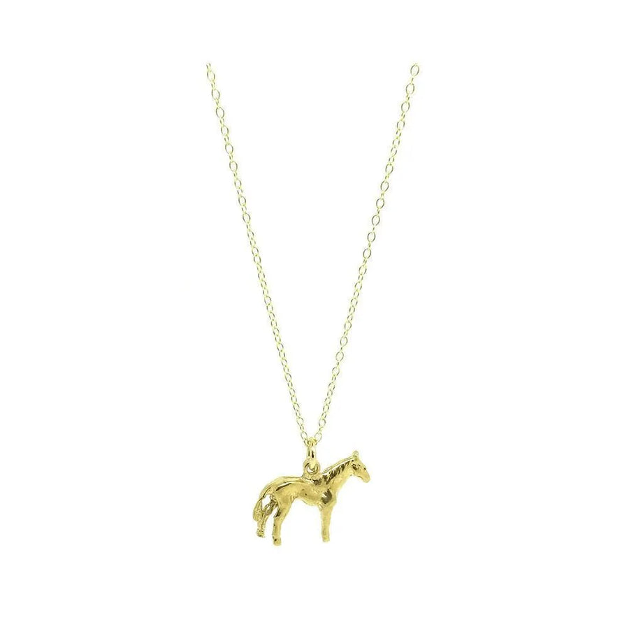 Vintage 1960s Horse Charm Necklace - Mayveda Jewelry