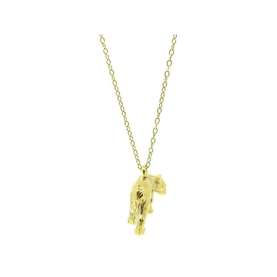 Vintage 1960s Mother Bear Charm Necklace - Mayveda Jewelry