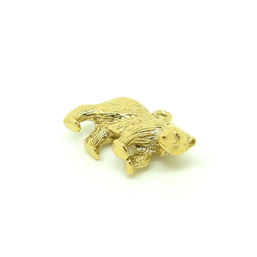 Vintage 1960s Mother Bear Charm Necklace - Mayveda Jewelry