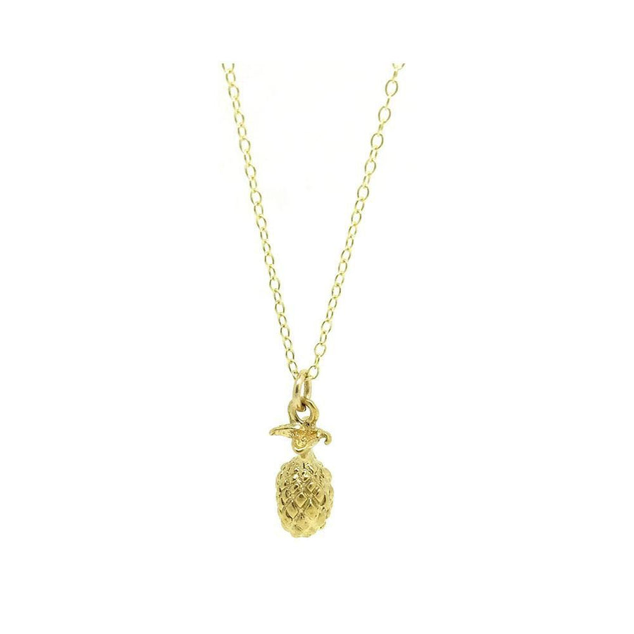 Vintage 1960s Pineapple Charm Necklace