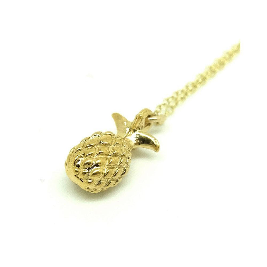 Vintage 1960s Pineapple Charm Necklace