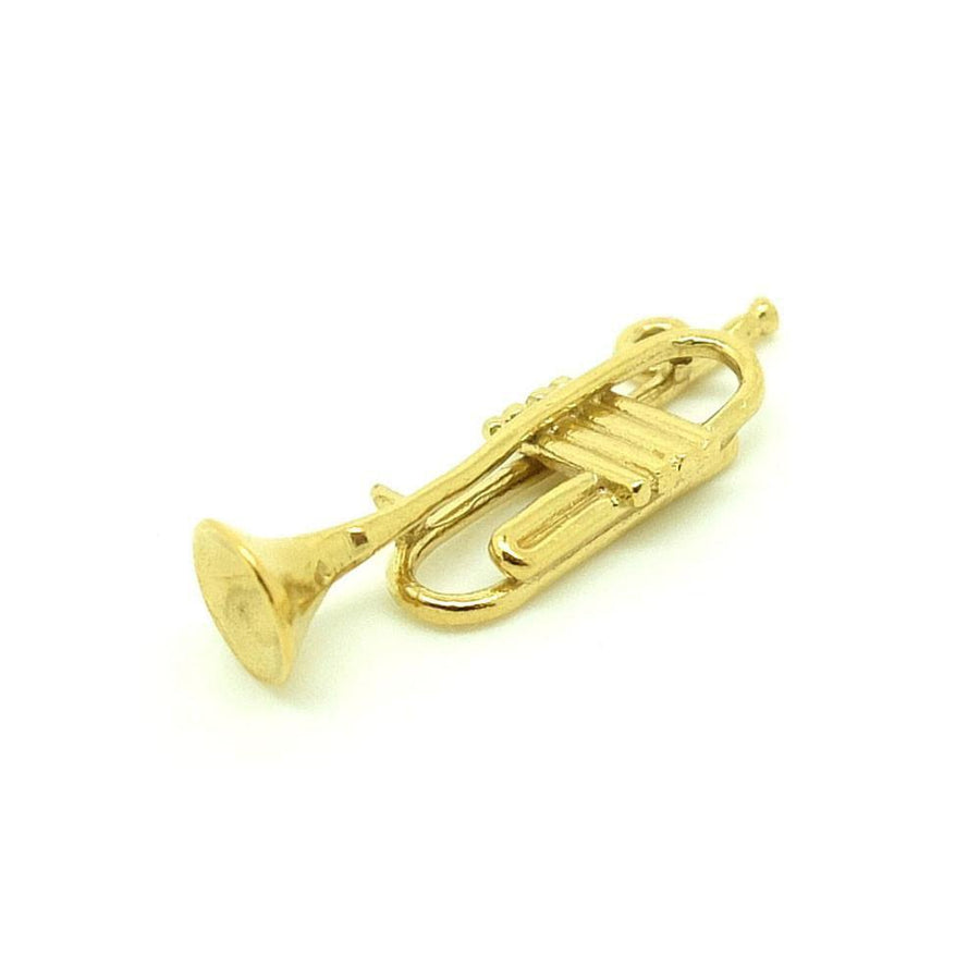 Vintage 1970s Trumpet Charm Necklace