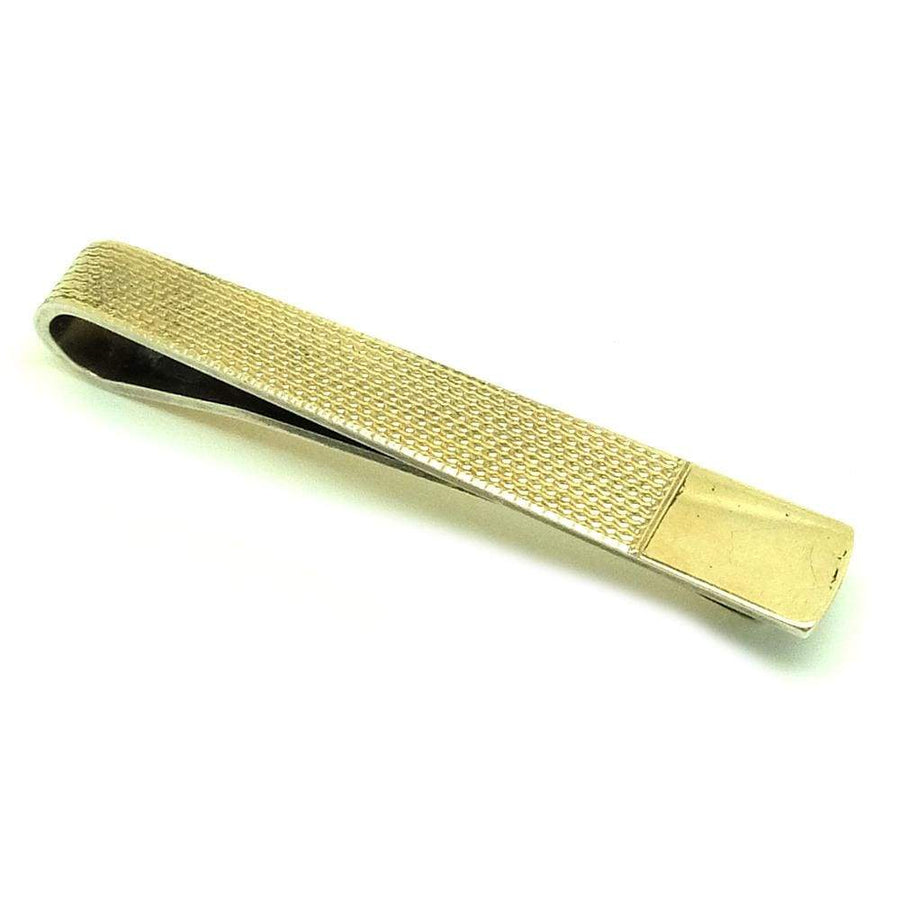 1970s Tie Clip Vintage 1970s 9ct Gold plated Silver Tie Clip