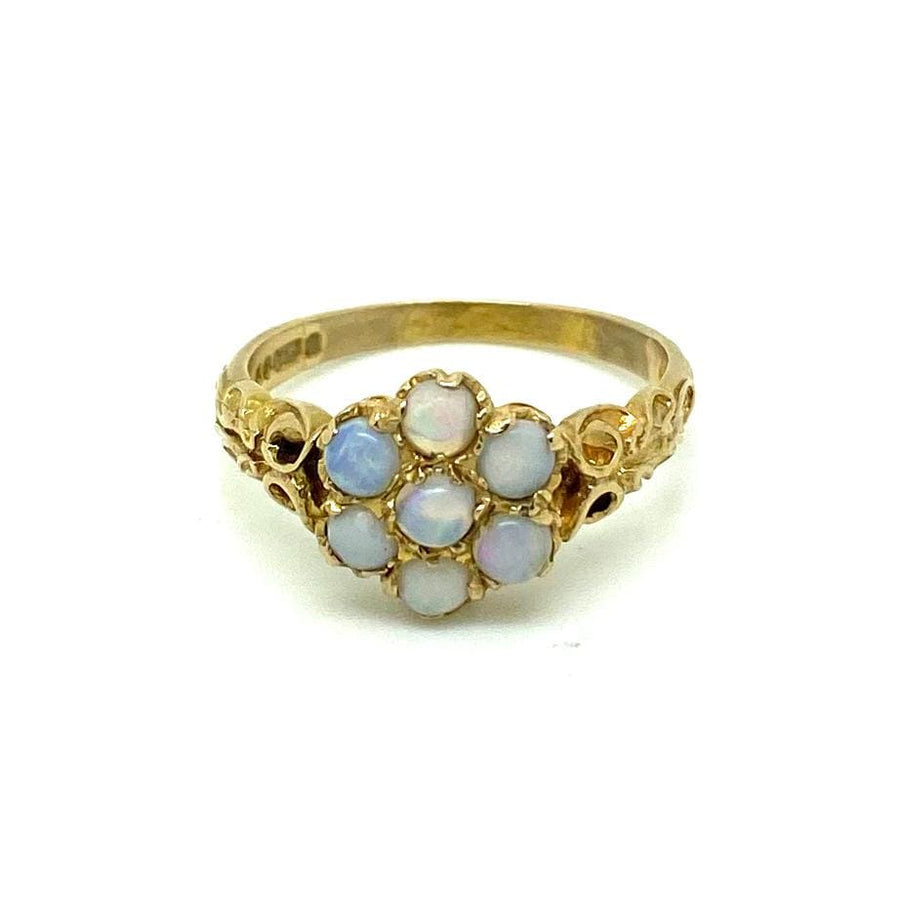 Vintage 1990s 9ct Gold Opal Ring