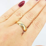 Antique 1916 18ct Diamond Star Celestial Gypsy Ring