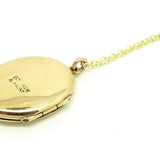 Antique Art Deco (1920 - 1935) Yellow Gold Oval Locket