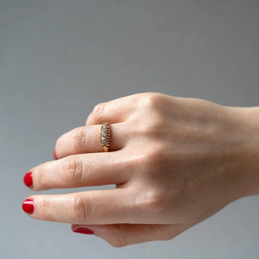 Antique Edwardian 18ct Gold 0.25ct Diamond Ring