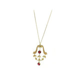 Antique Edwardian 9ct Gold Lavalier Pendant