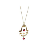 Antique Edwardian 9ct Gold Lavalier Pendant