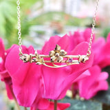 Antique Edwardian Amethyst 9ct Gold Necklace