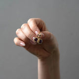 Antique Victorian 15ct Amethyst Seed Pearl Drop Earrings