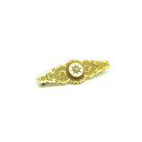 Antique Victorian (1837 - 1901) 15ct Yellow Gold Pearl Brooch Locket