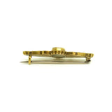 Antique Victorian (1837 - 1901) 15ct Yellow Gold Pearl Brooch Locket