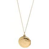 Antique Victorian 1901 9ct Gold Locket Necklace