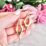 Antique Victorian 9ct Gold Drop Earrings