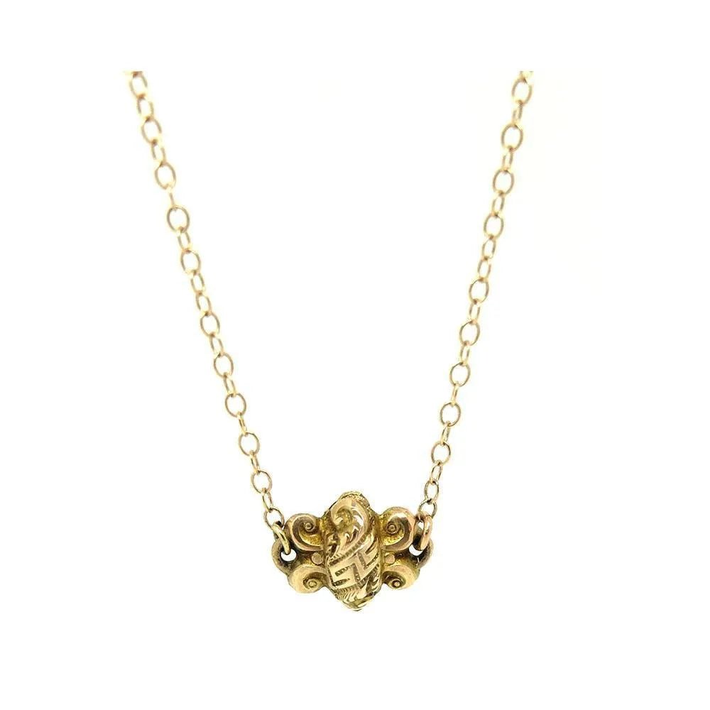 Antique Victorian 9ct Rose Gold Choker Necklace