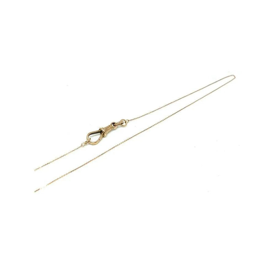 Antique Victorian 9ct Rose Gold Lock Chain